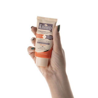 کرم ضدآفتاب رنگی الارو با spf30 مناسب انواع پوست حجم ۴۰ میلی لیتر